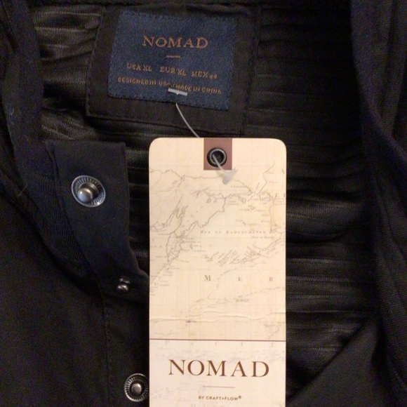 Nomad Craft + Flow Mens Black Long Sleeve Textured Pullover Sweater Size XL - Picture 5 of 6